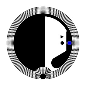 Метка ближнего радиуса действия NFC RFID Inlay AD-721
