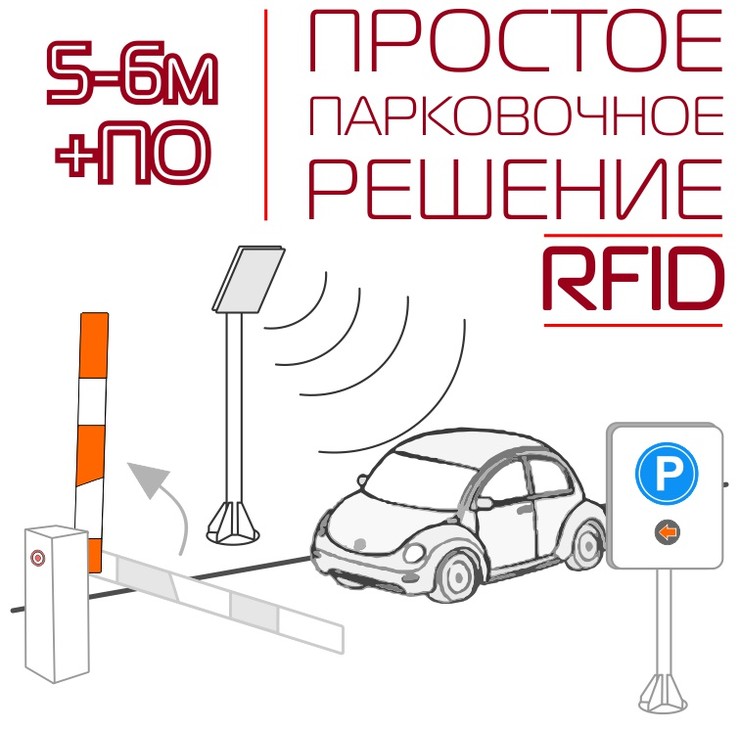 Парковочная система 5-6 м с программным обеспечением ПОД КЛЮЧ. ОПТОМ СКИДКИ!!!