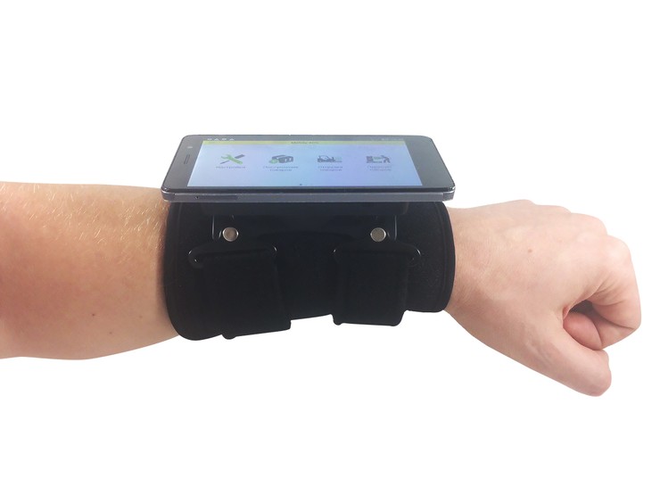 КРЕПЛЕНИЕ ДЛЯ СМАРТФОНА НА ЗАПЯСТЬЕ WR-2000 (БЕЗ АКБ)